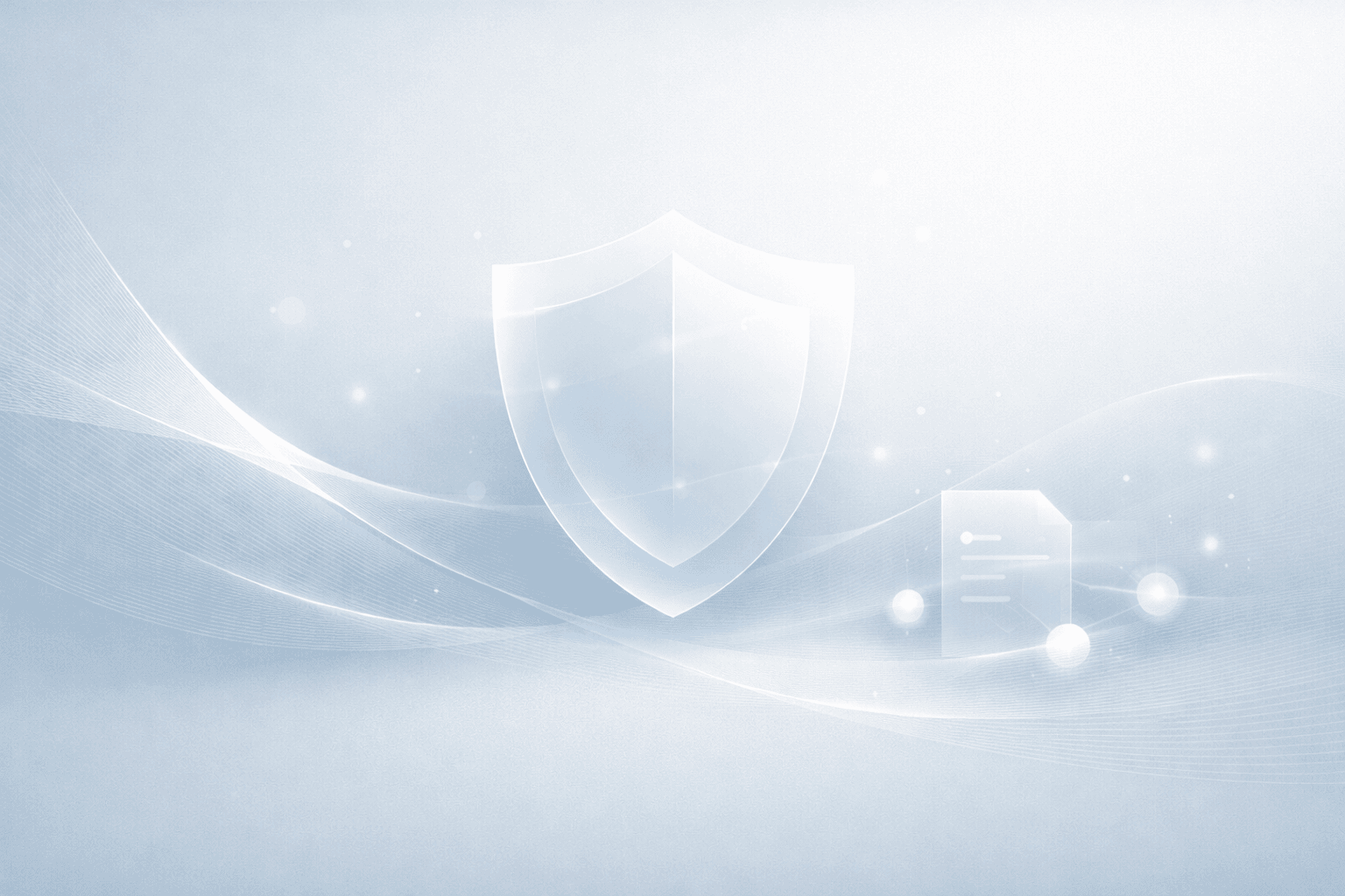 プライバシーポリシー - 個人情報保護と透明性を表す抽象的な背景画像