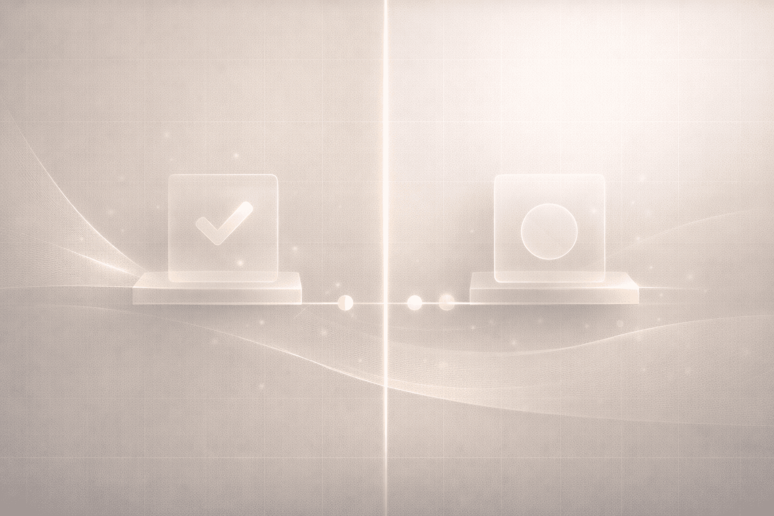 返金・キャンセルポリシー - ルールの明確性と公平性を表す抽象的な背景画像