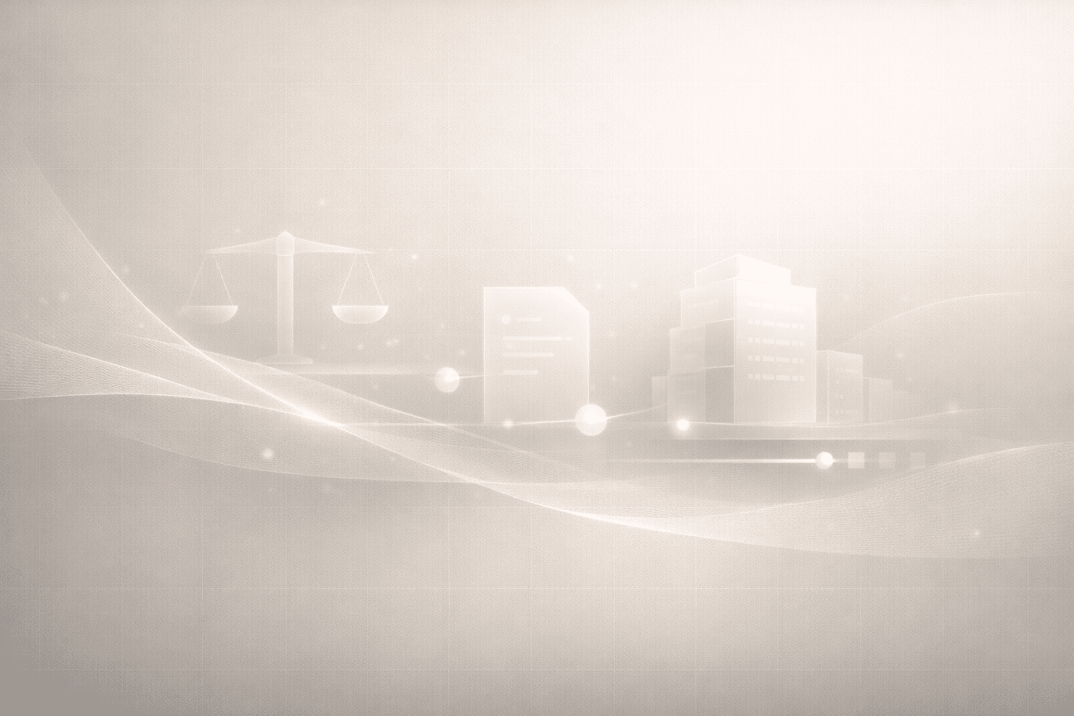 特定商取引法に基づく表記 - 事業者情報と透明性を表す抽象的な背景画像